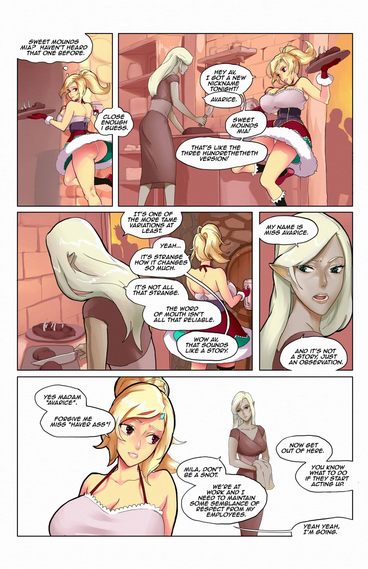 Mila Comic porn comic picture 2