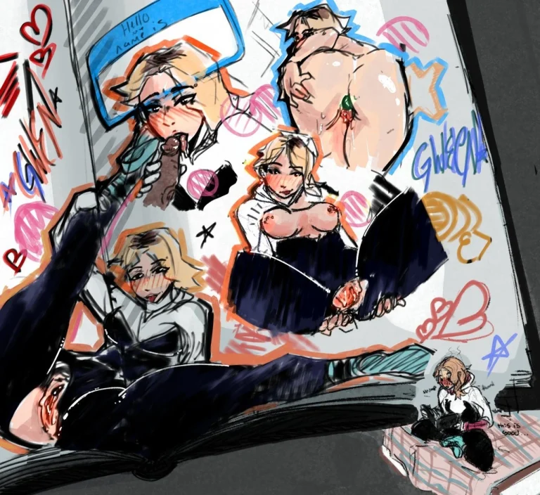 Miles Secret Drawings porn comic picture 1