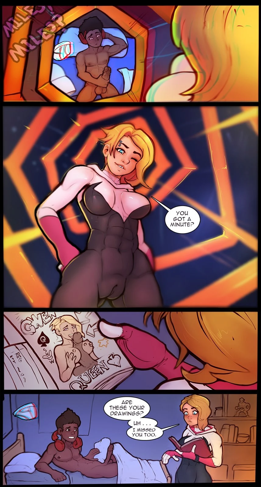Miles Secret Drawings porn comic picture 2