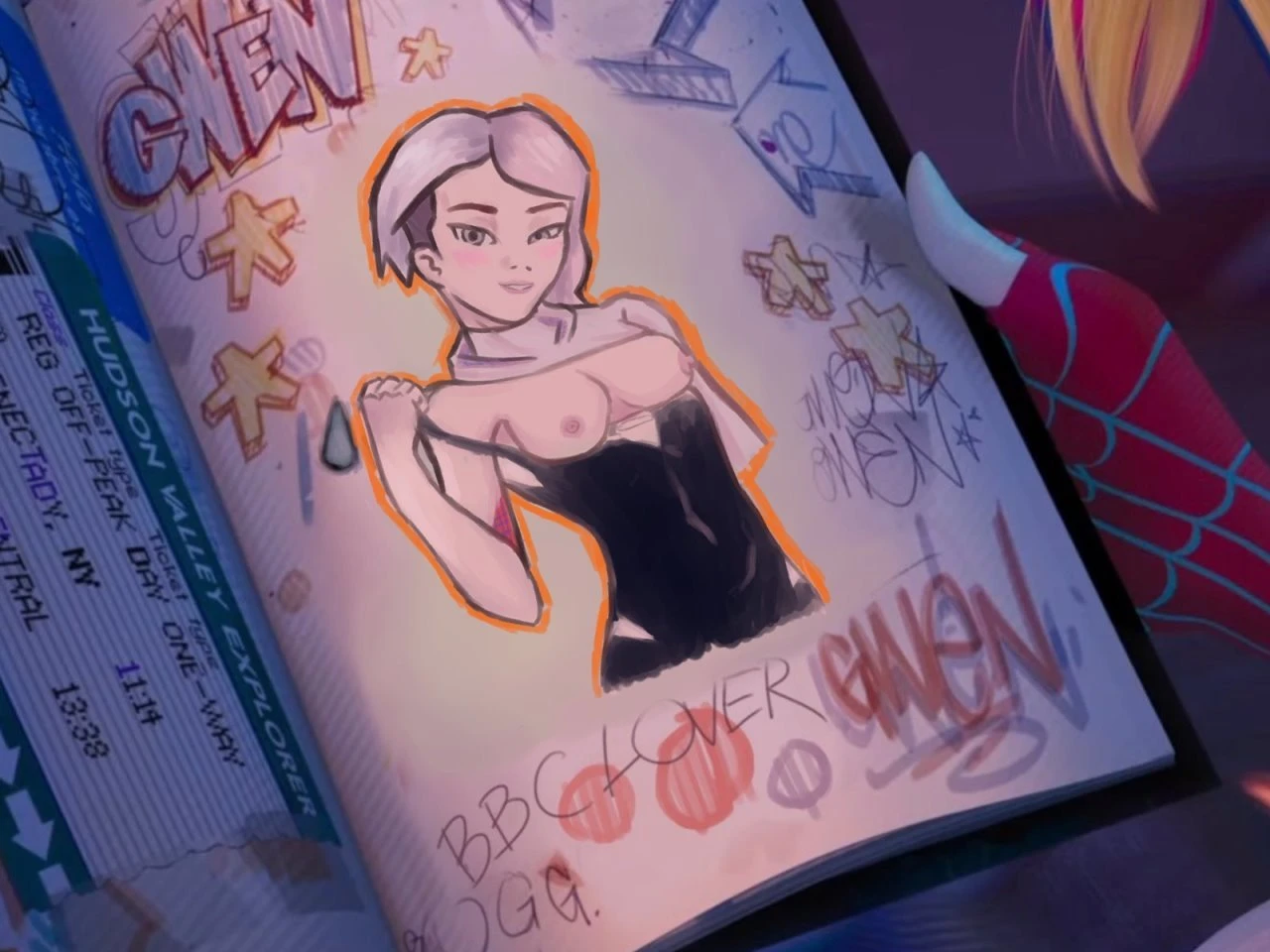 Miles Secret Drawings porn comic picture 26