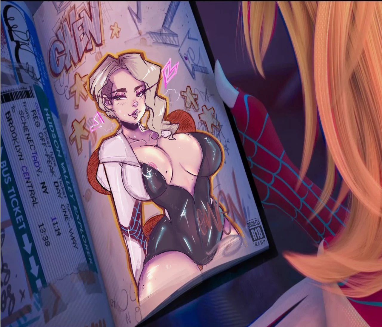 Miles Secret Drawings porn comic picture 33