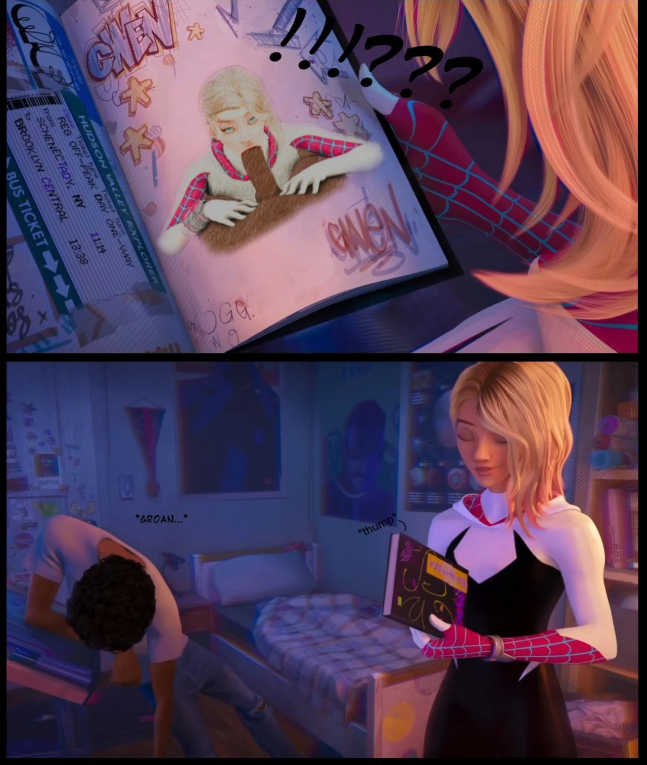 Miles Secret Drawings porn comic picture 7