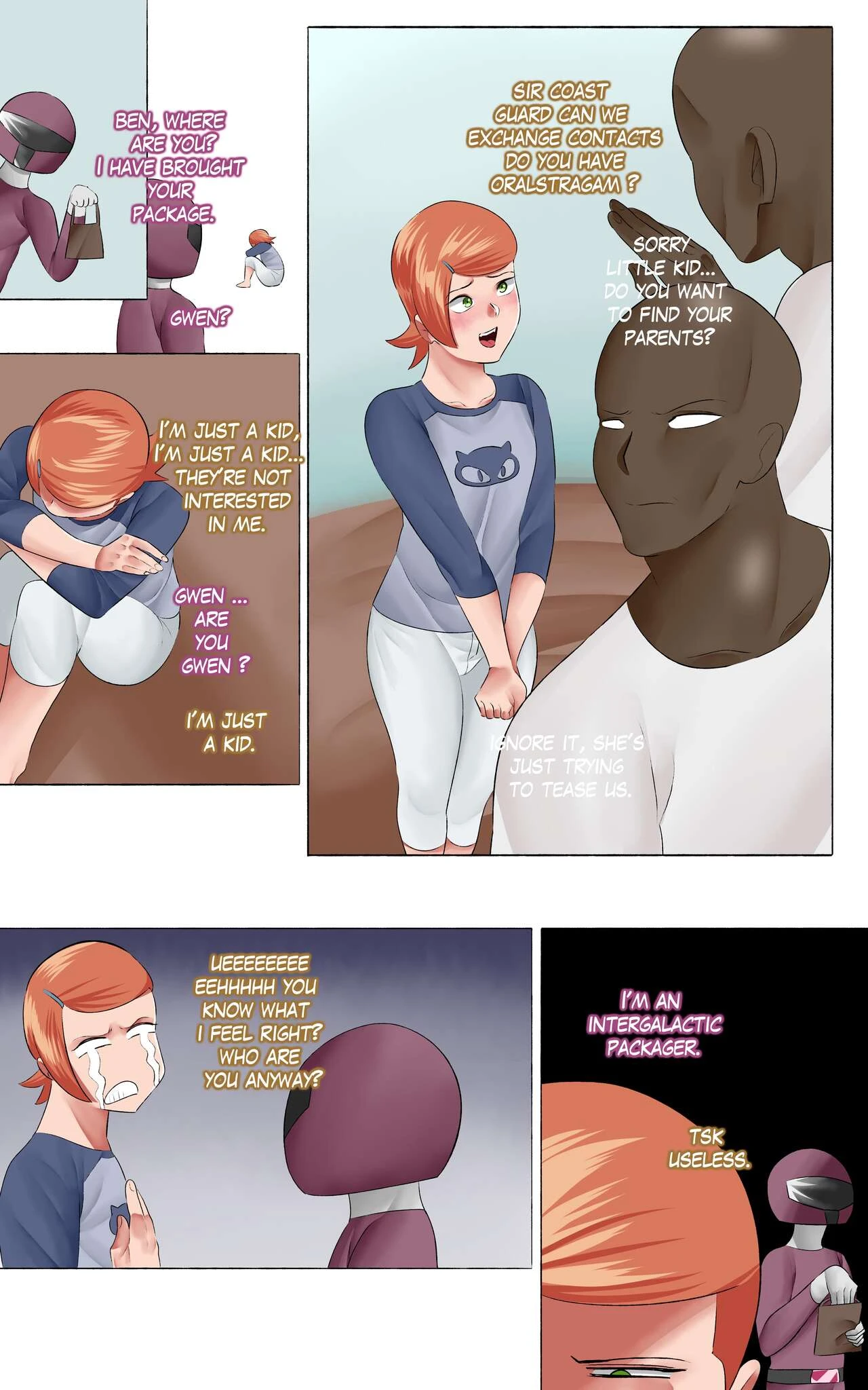 Milf Cerum For Gwen porn comic picture 1