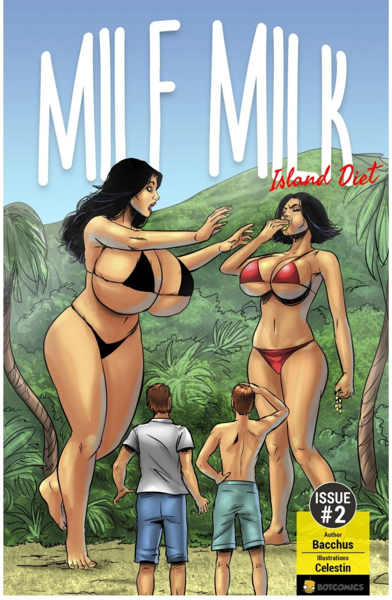 Milf Milk 2. Island Diet porn comic picture 1