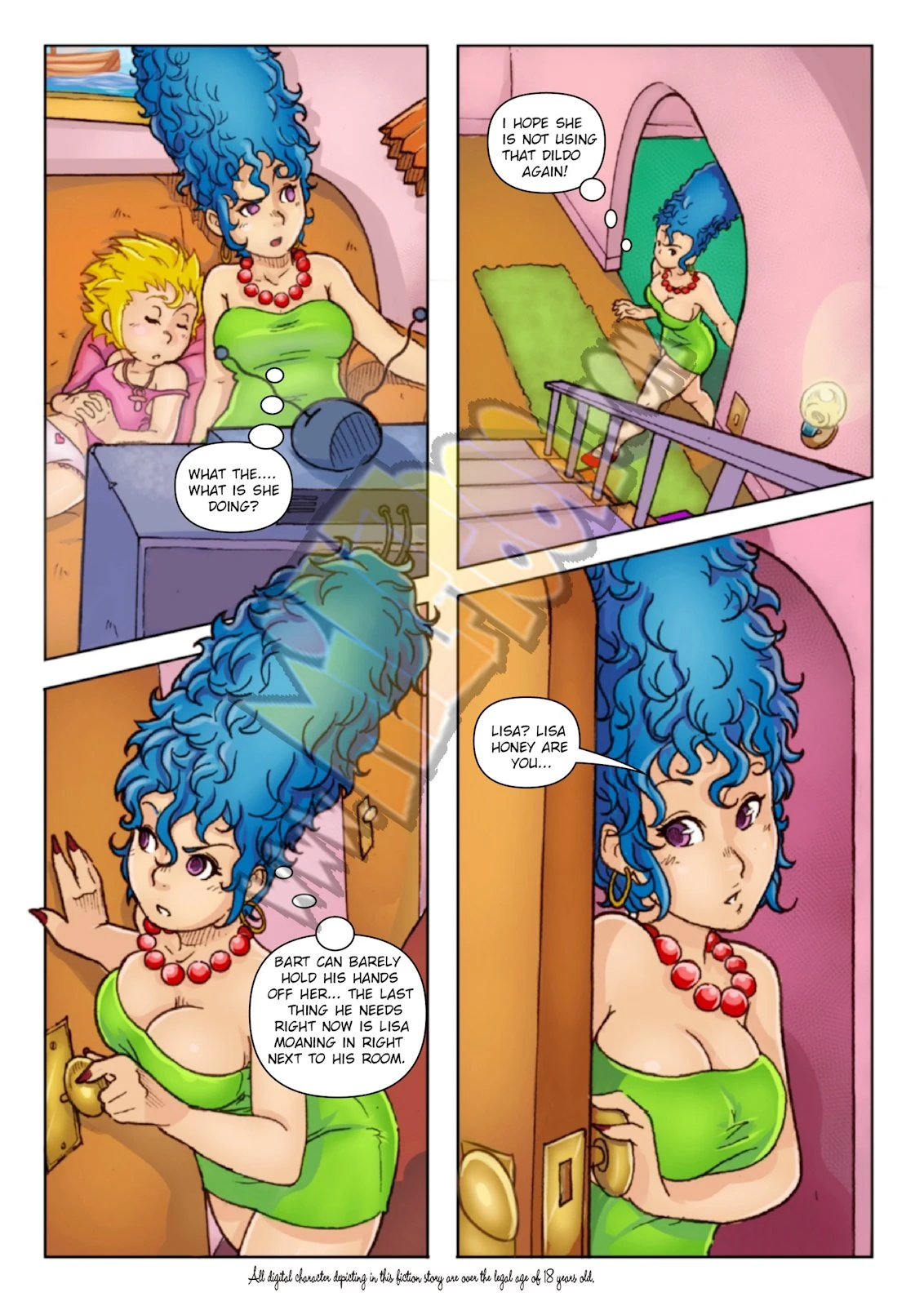 Milftoon - The Simpsons Chapter 1 (COLOR) porn comic picture 6