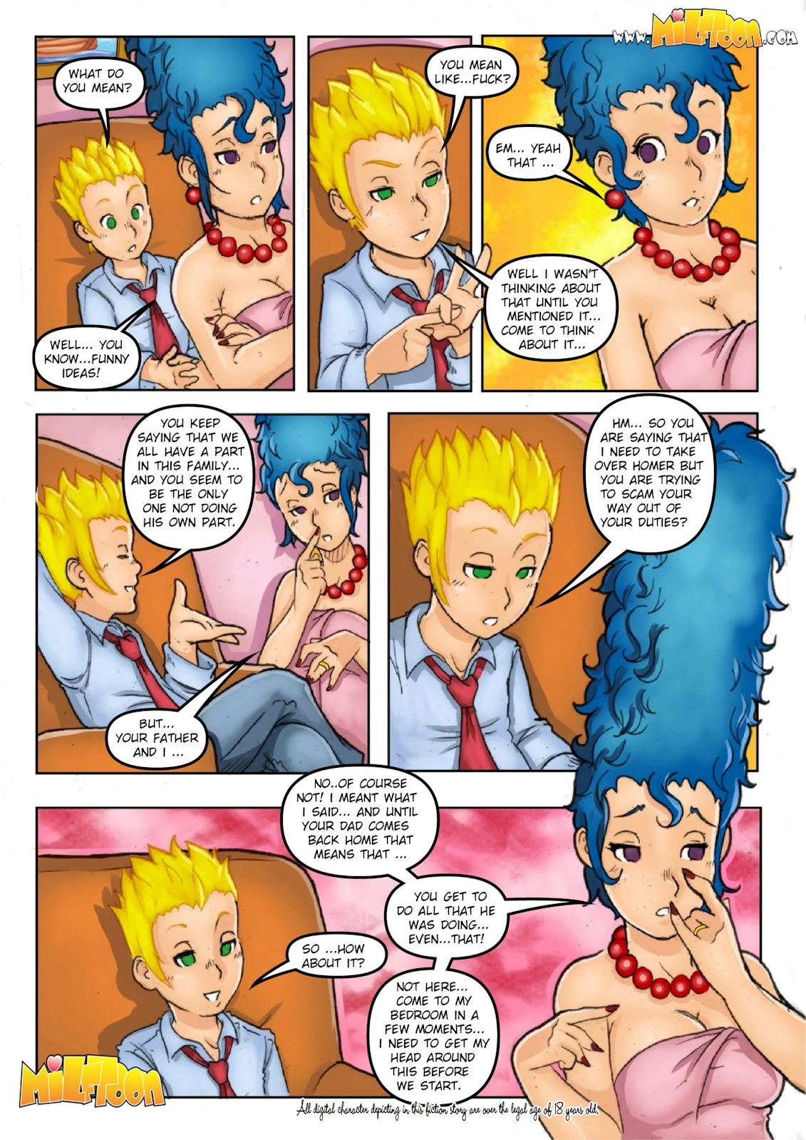 Milftoon - The Simpsons Chapter 1 (COLOR) porn comic picture 9