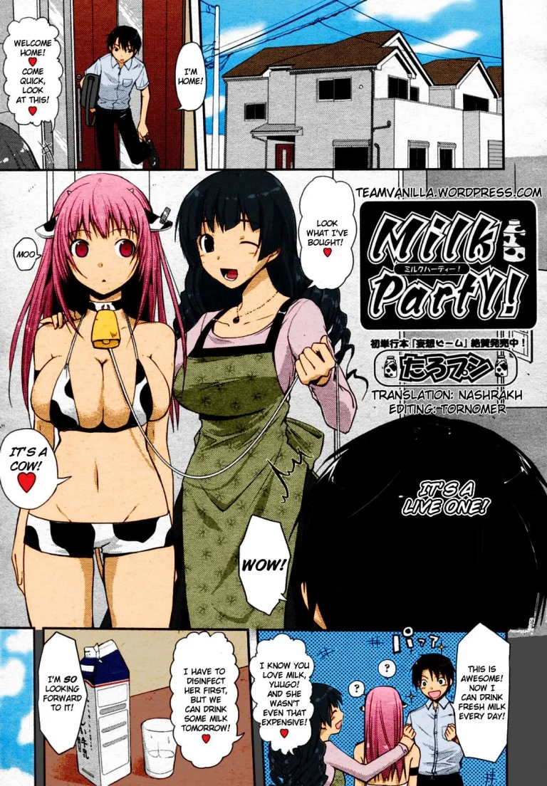 Milk Party! porn comic picture 1