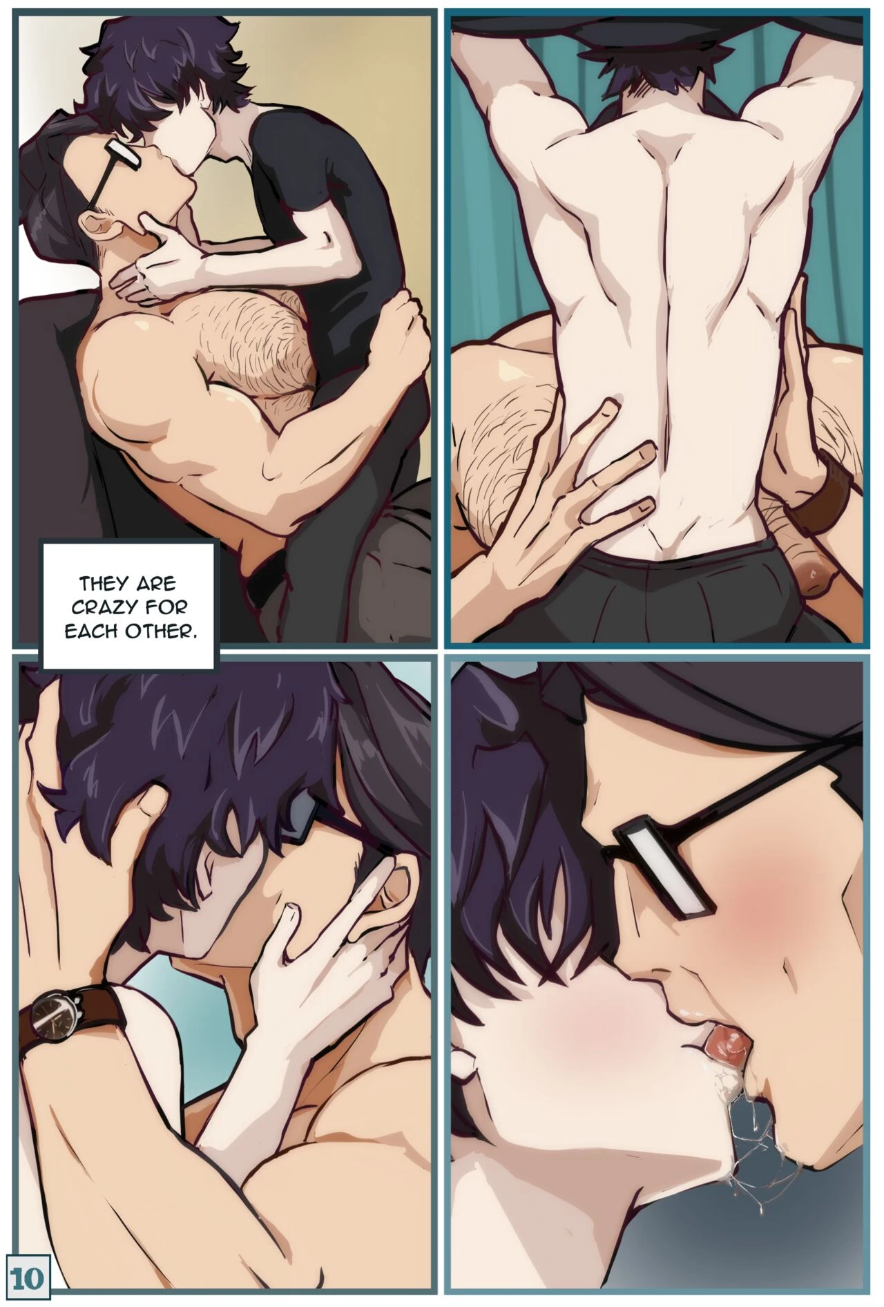 Milking Daddy porn comic picture 10