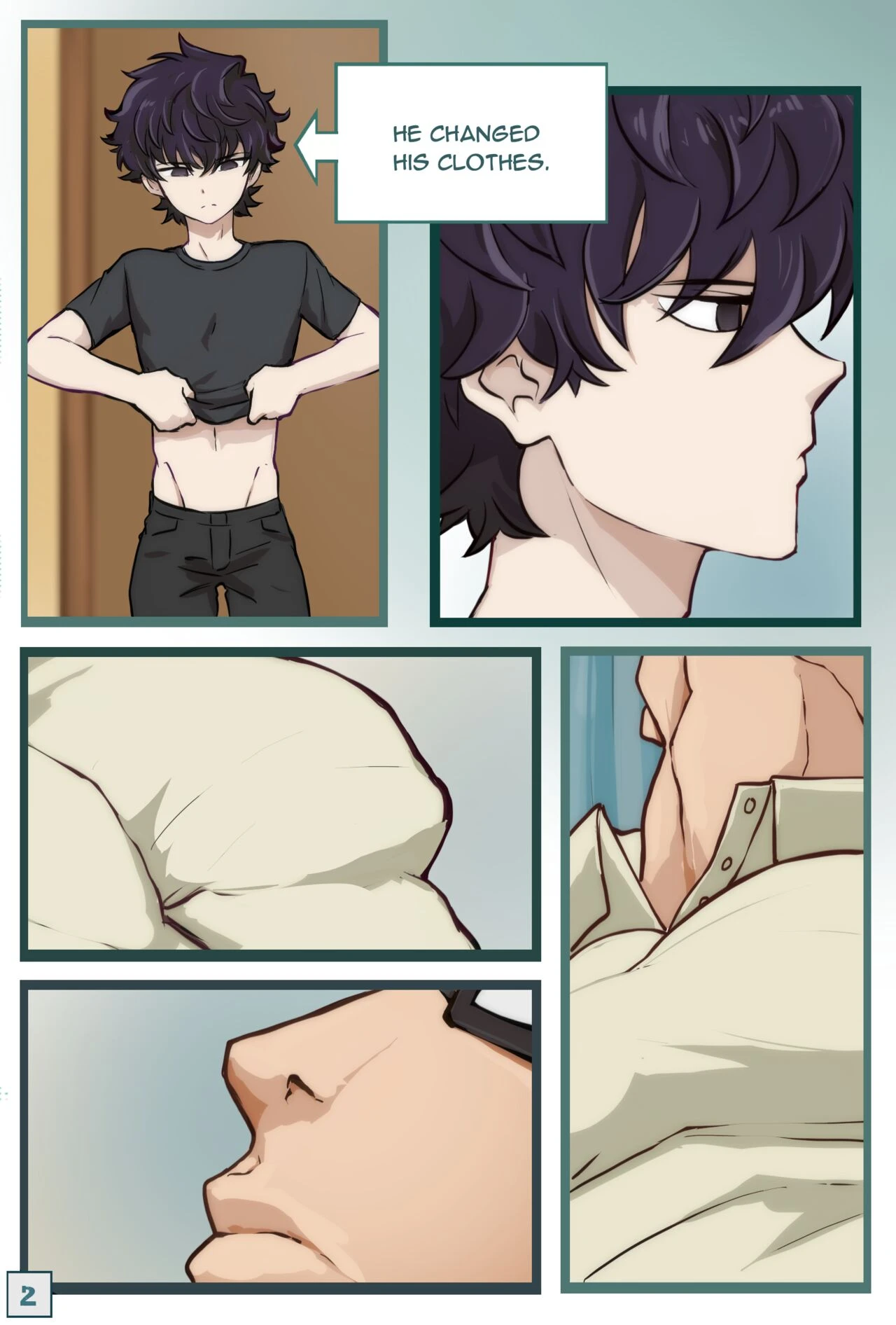 Milking Daddy porn comic picture 2