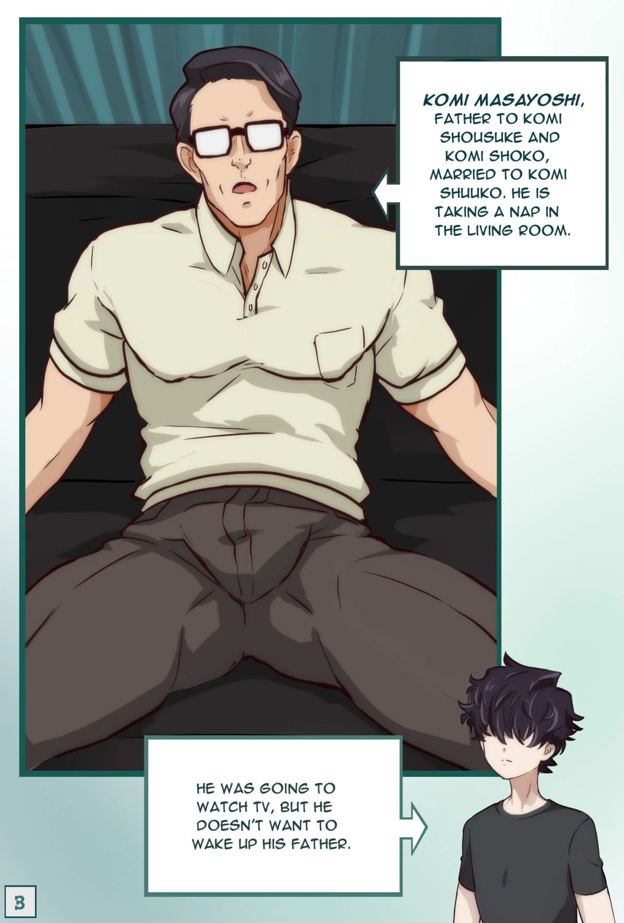 Milking Daddy porn comic picture 3