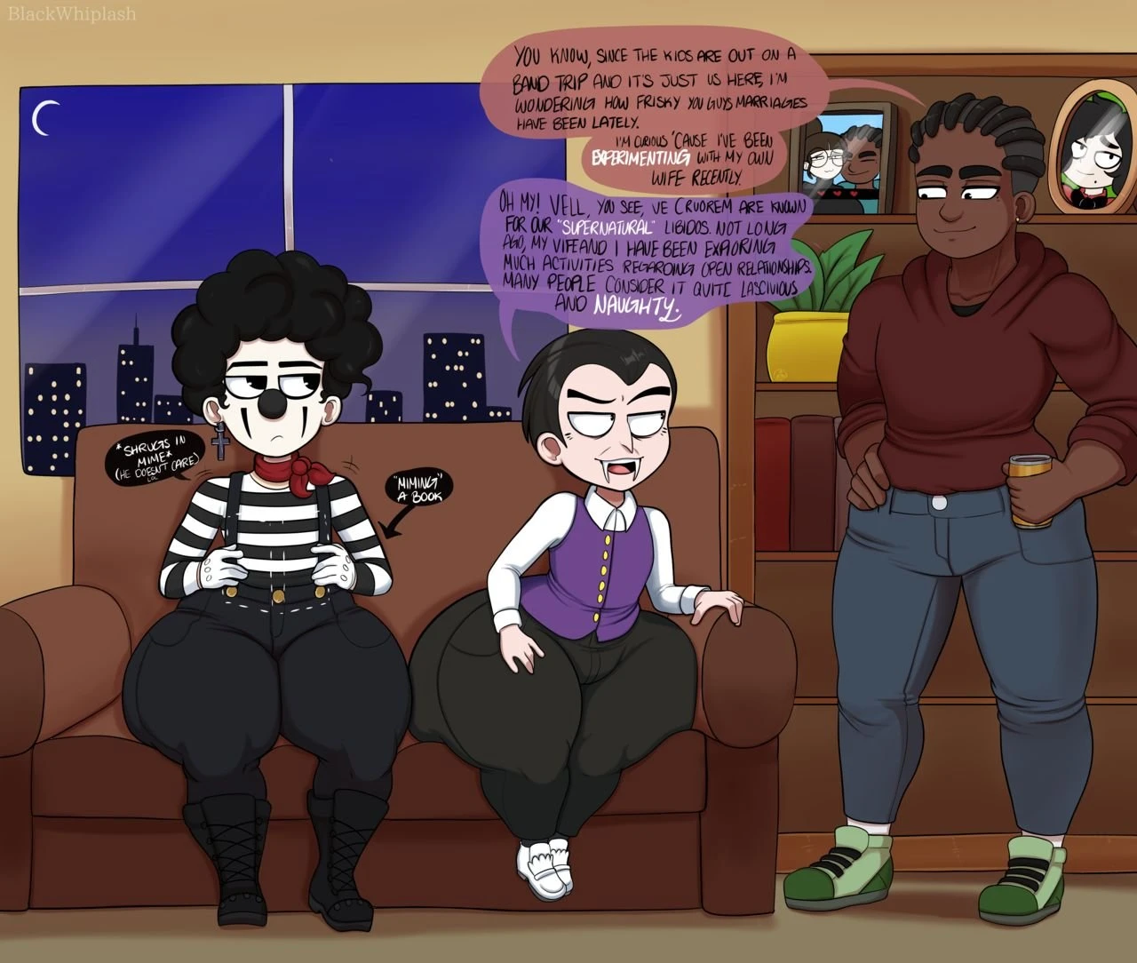 Mime & Vamp porn comic picture 2