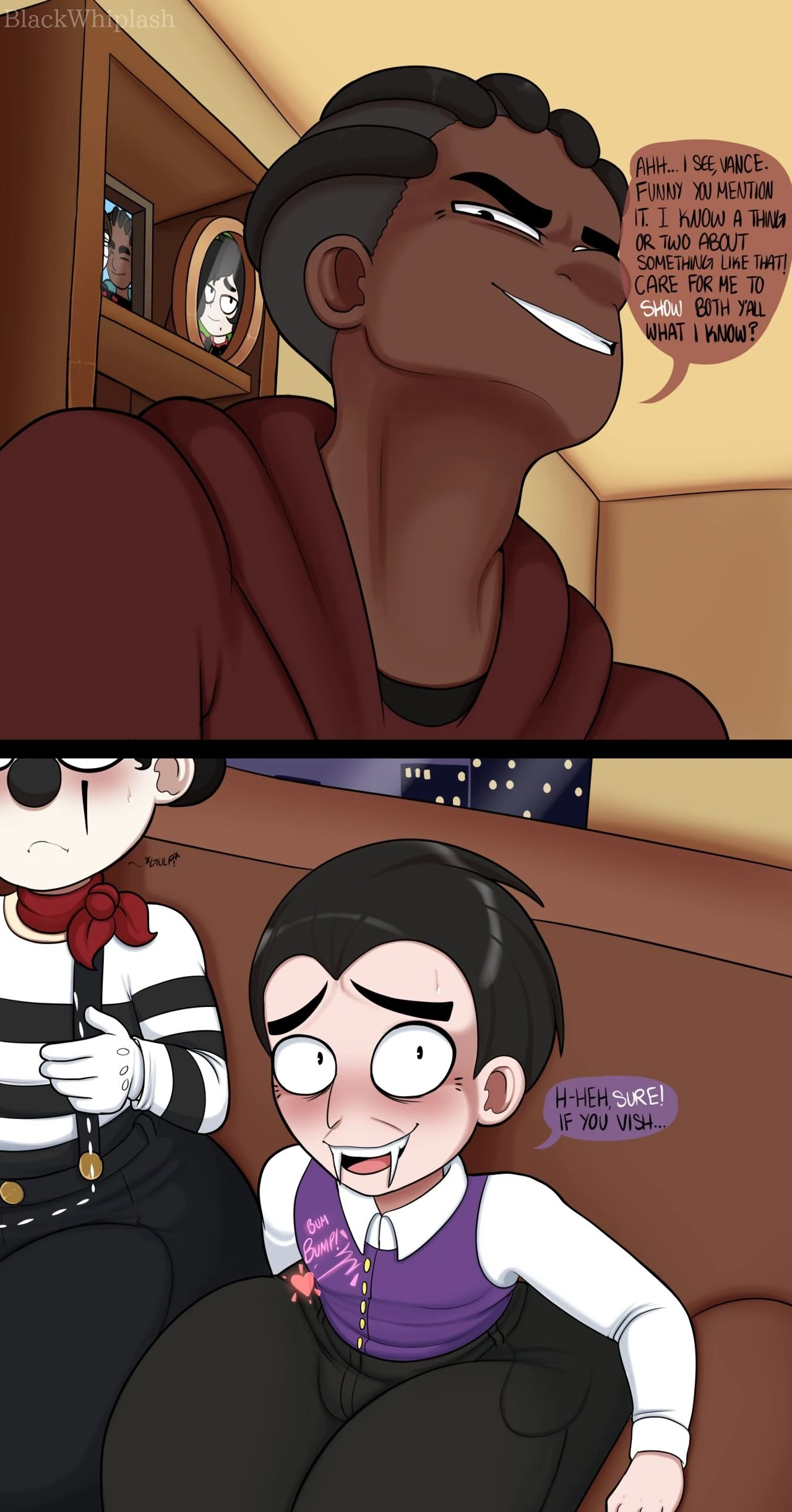 Mime & Vamp porn comic picture 3