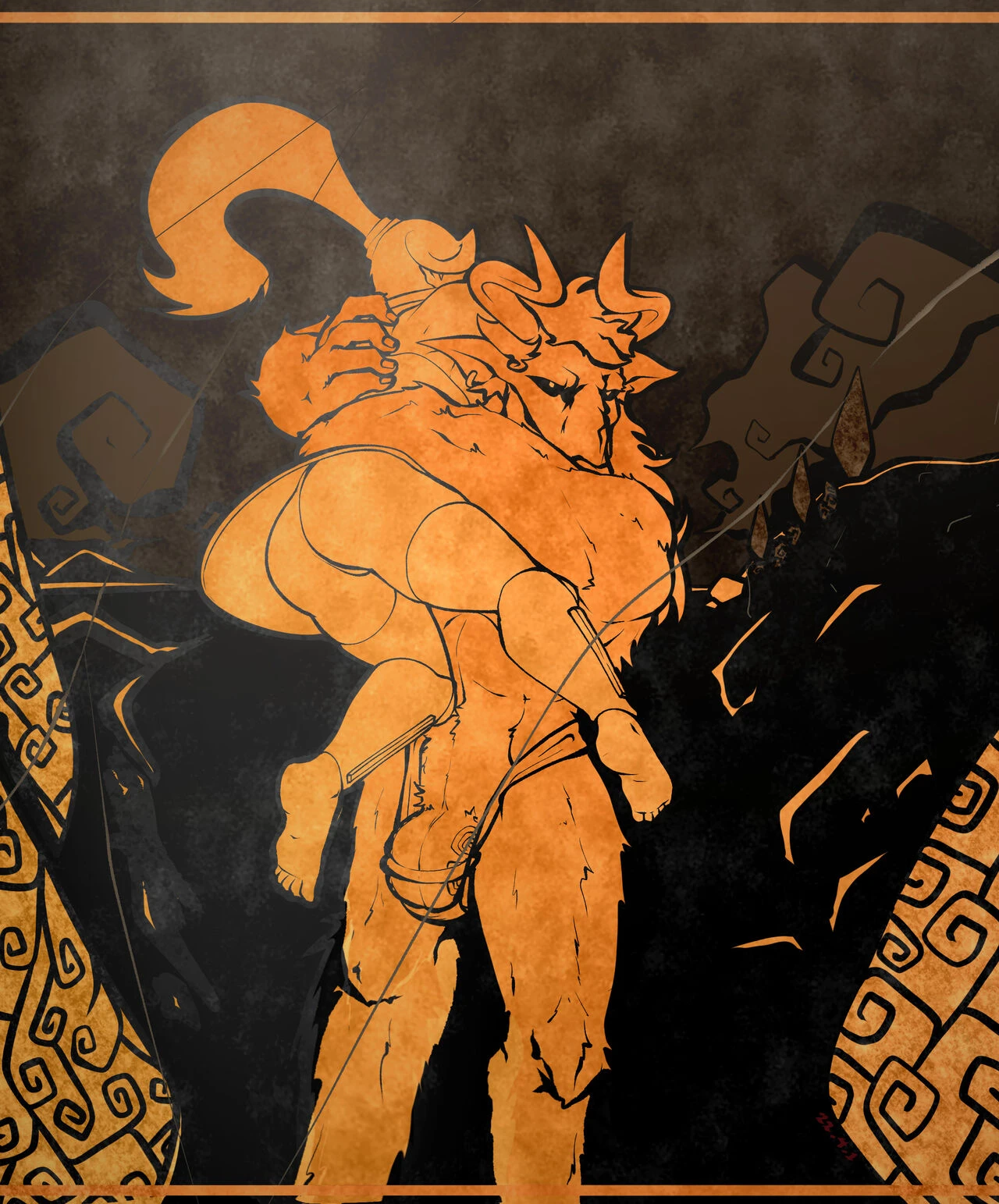 Minotauromachy porn comic picture 3