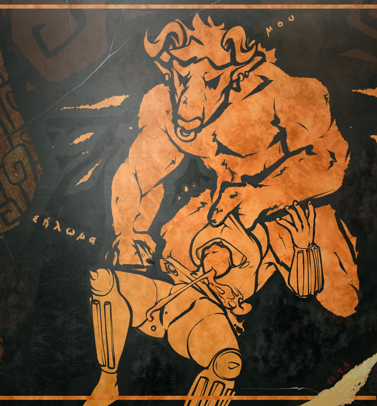 Minotauromachy porn comic picture 7