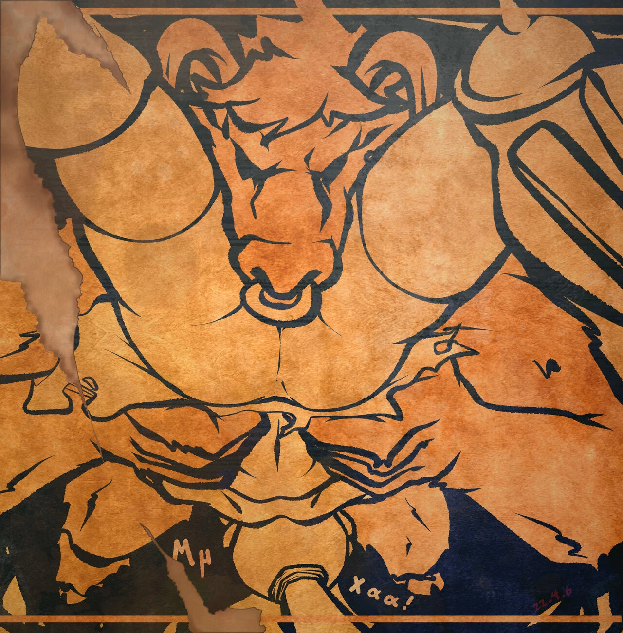 Minotauromachy porn comic picture 8