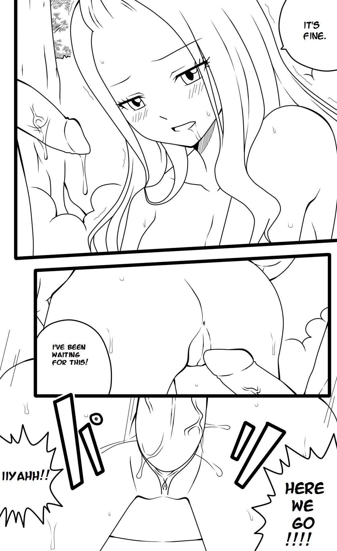 Mirajane's Stress Relief 2 porn comic picture 6