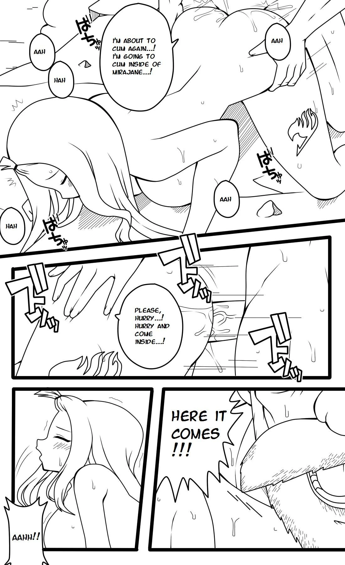Mirajane's Stress Relief 2 porn comic picture 8