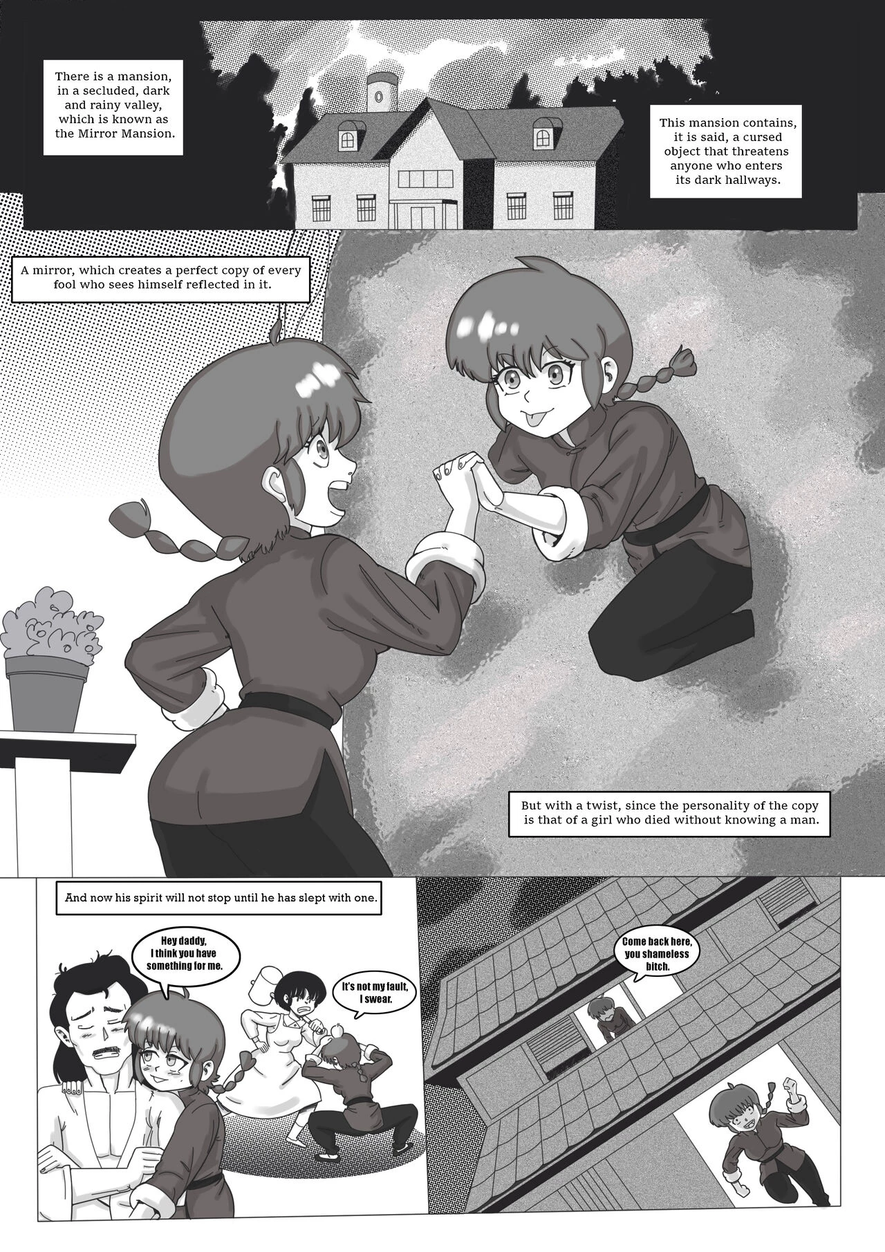 Mirror Mirror porn comic picture 1