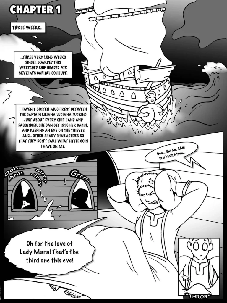 Misadventures In Skyrim" Thar She Blows! porn comic picture 2