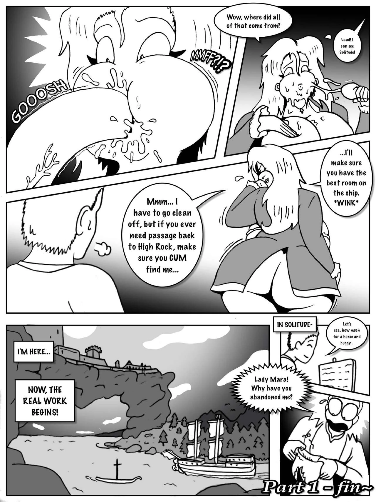 Misadventures In Skyrim" Thar She Blows! porn comic picture 7