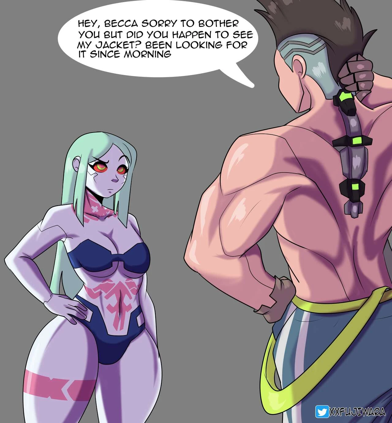 Missing Jacket porn comic picture 1