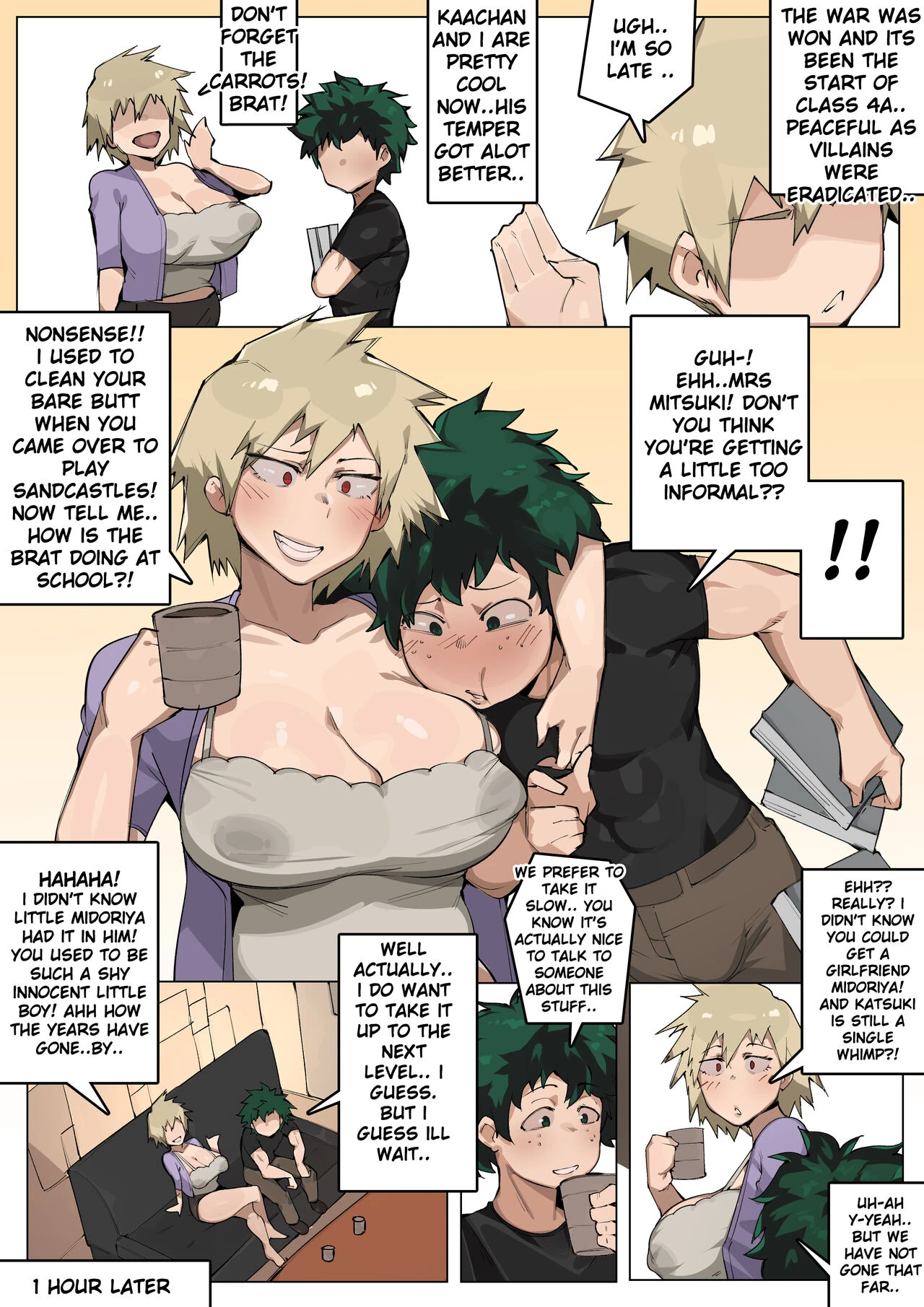 Mitsuki x Deku porn comic picture 2