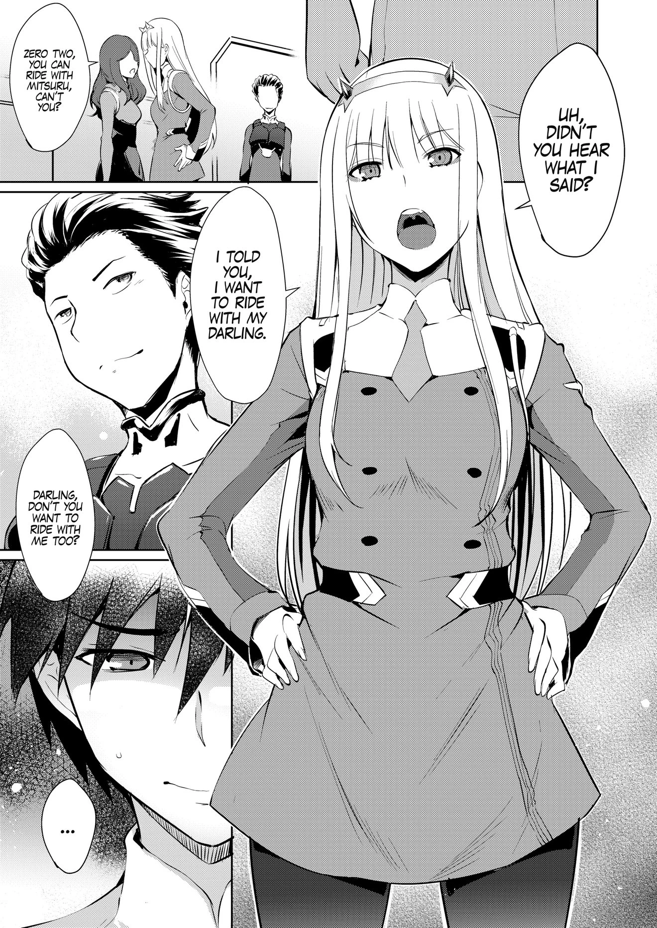 Mitsuru in the Zero Two porn comic picture 4