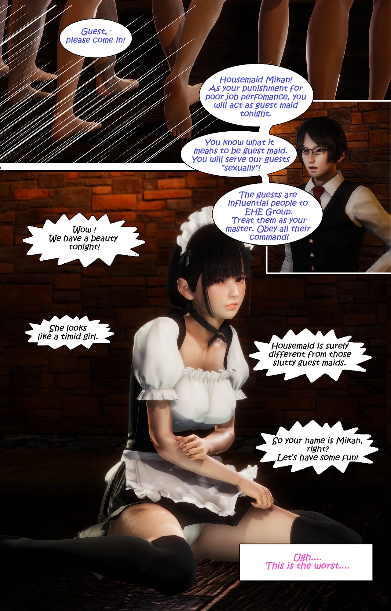 MMaid porn comic picture 8
