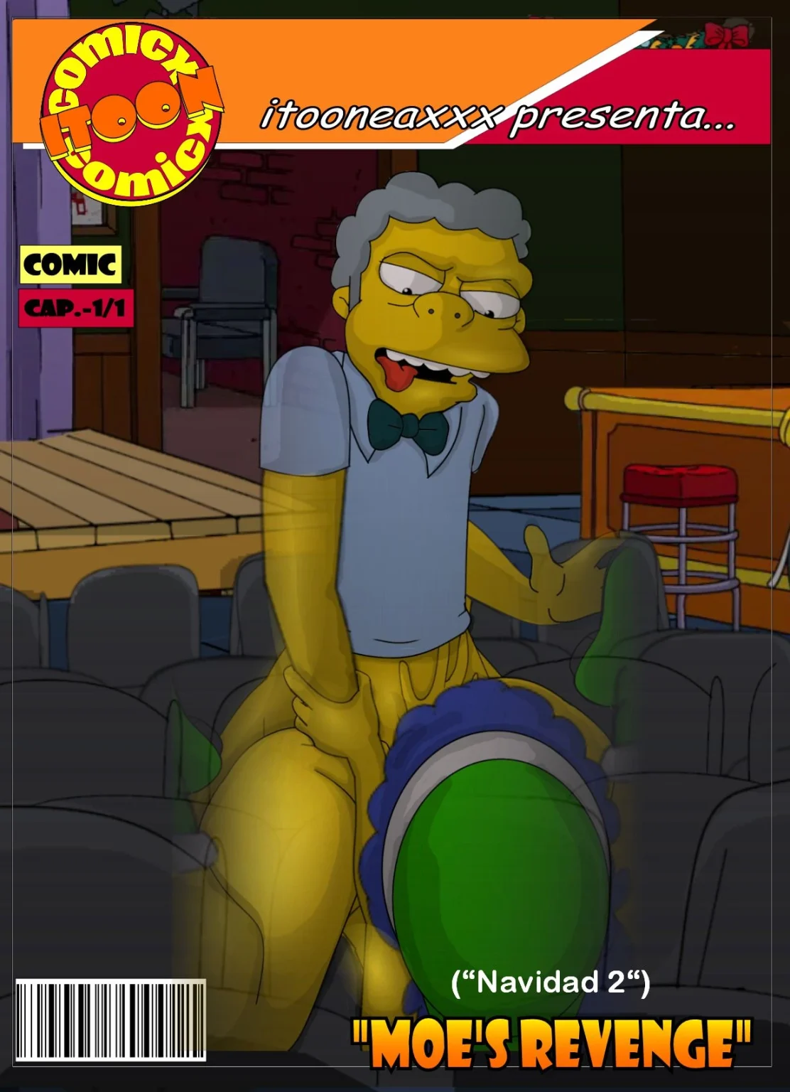 Moe's Revenge porn comic picture 1