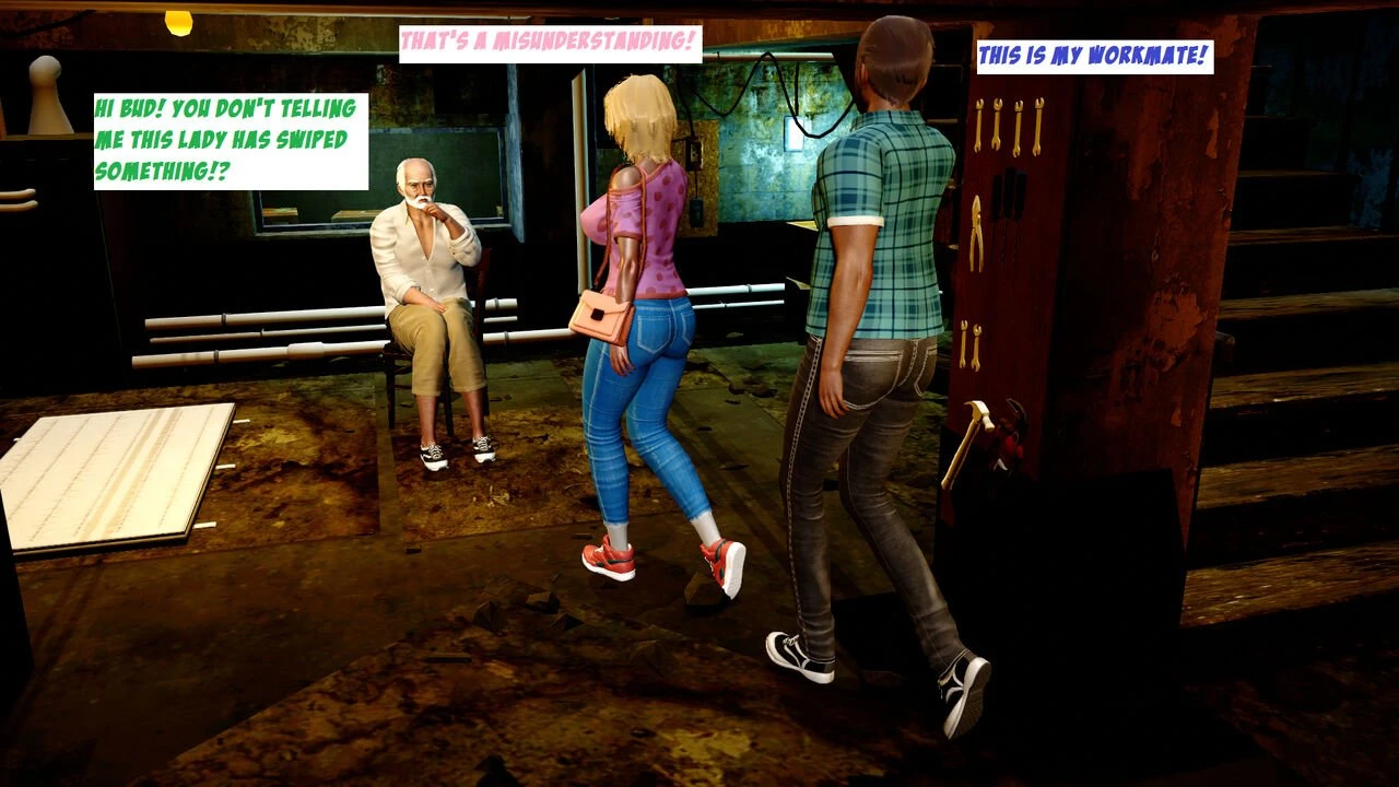 Molester Group: The Shoplifter porn comic picture 12