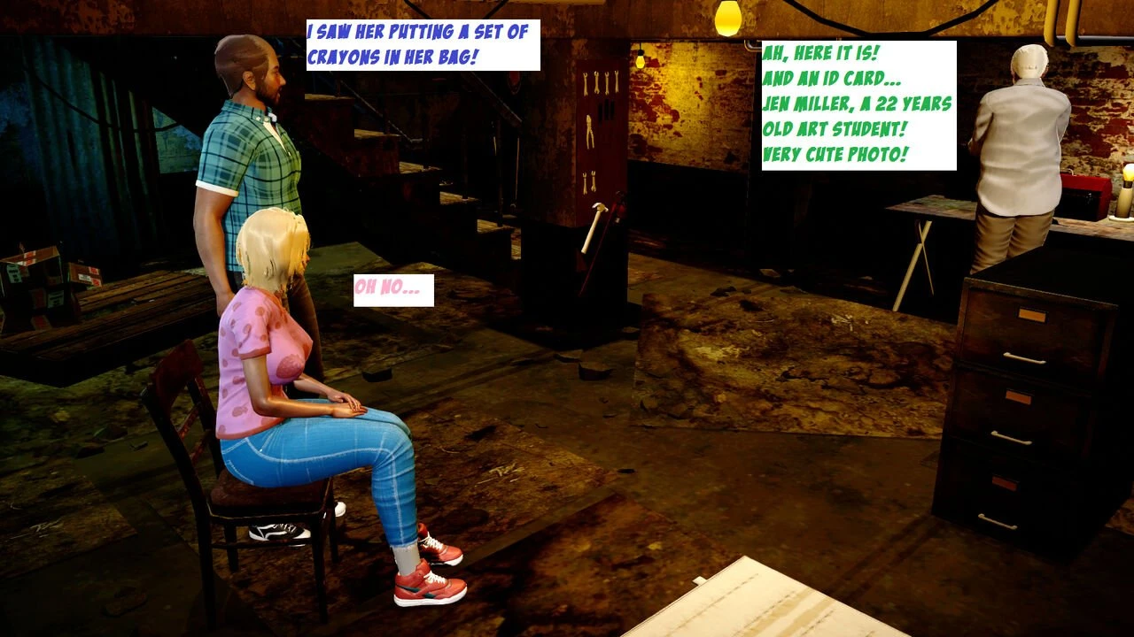 Molester Group: The Shoplifter porn comic picture 14