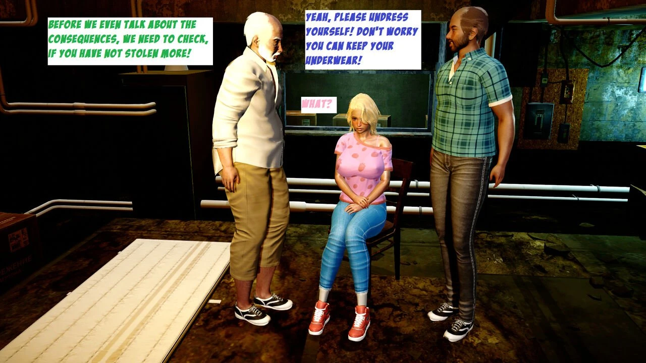 Molester Group: The Shoplifter porn comic picture 15