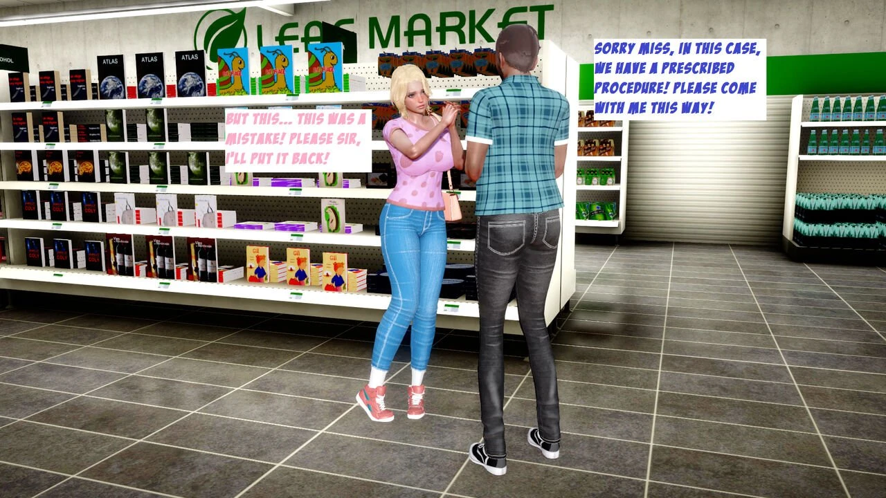 Molester Group: The Shoplifter porn comic picture 9