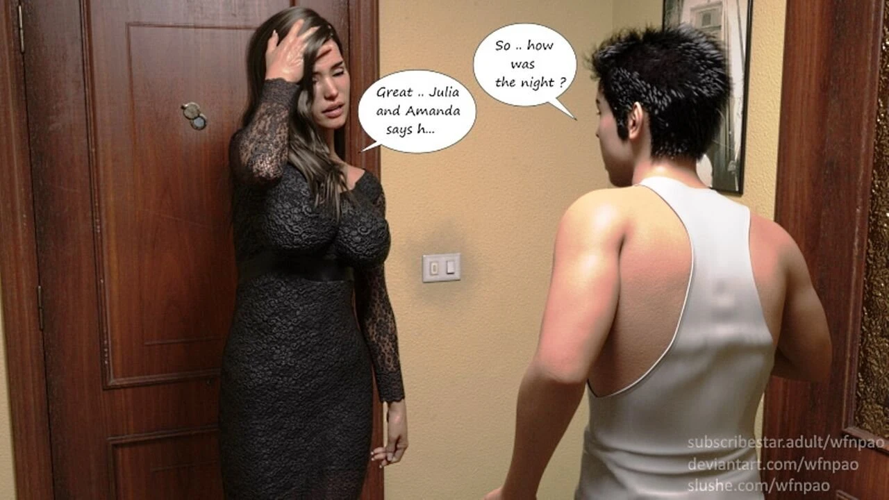 Mom and Son porn comic picture 2