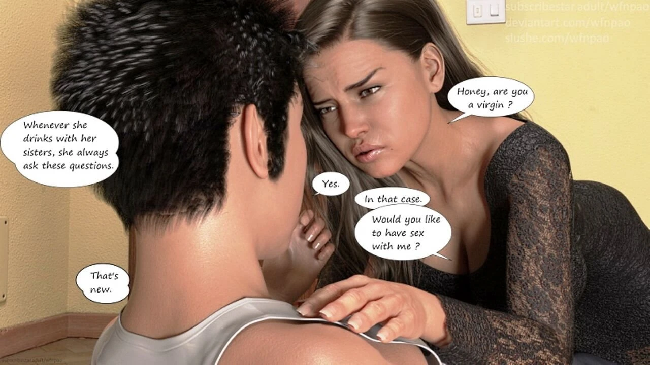Mom and Son porn comic picture 6