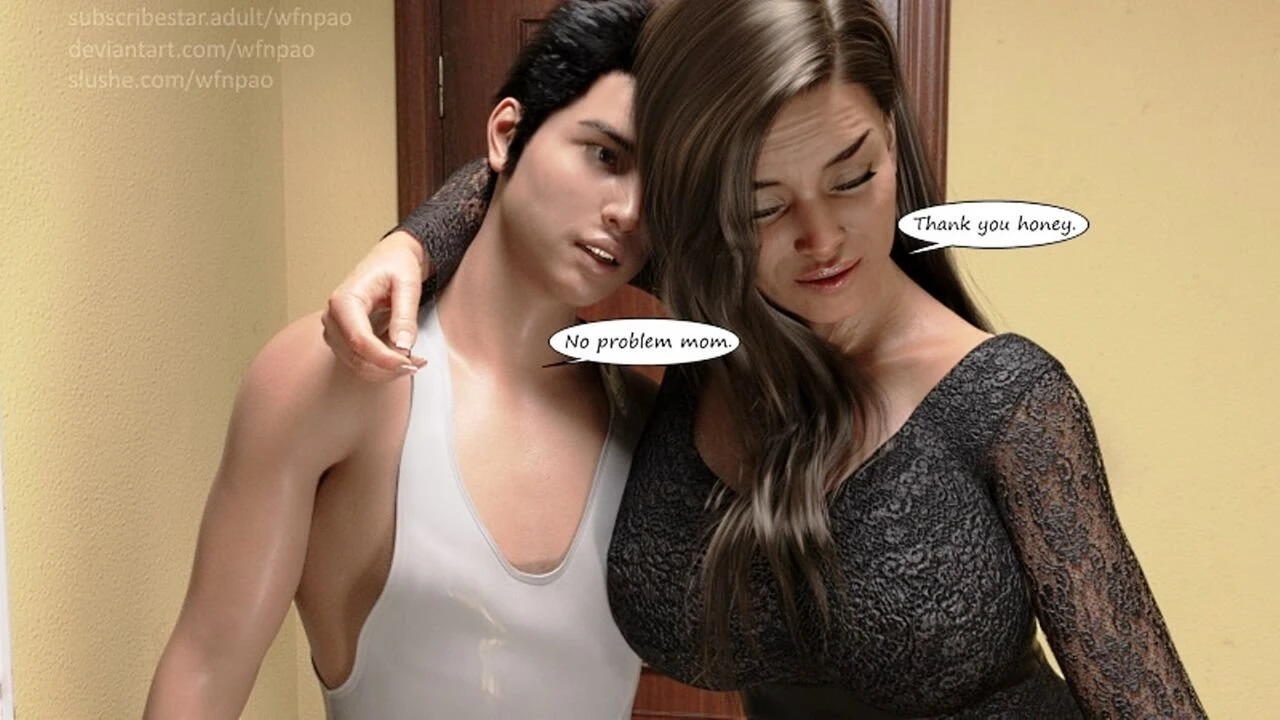 Mom and Son porn comic picture 9