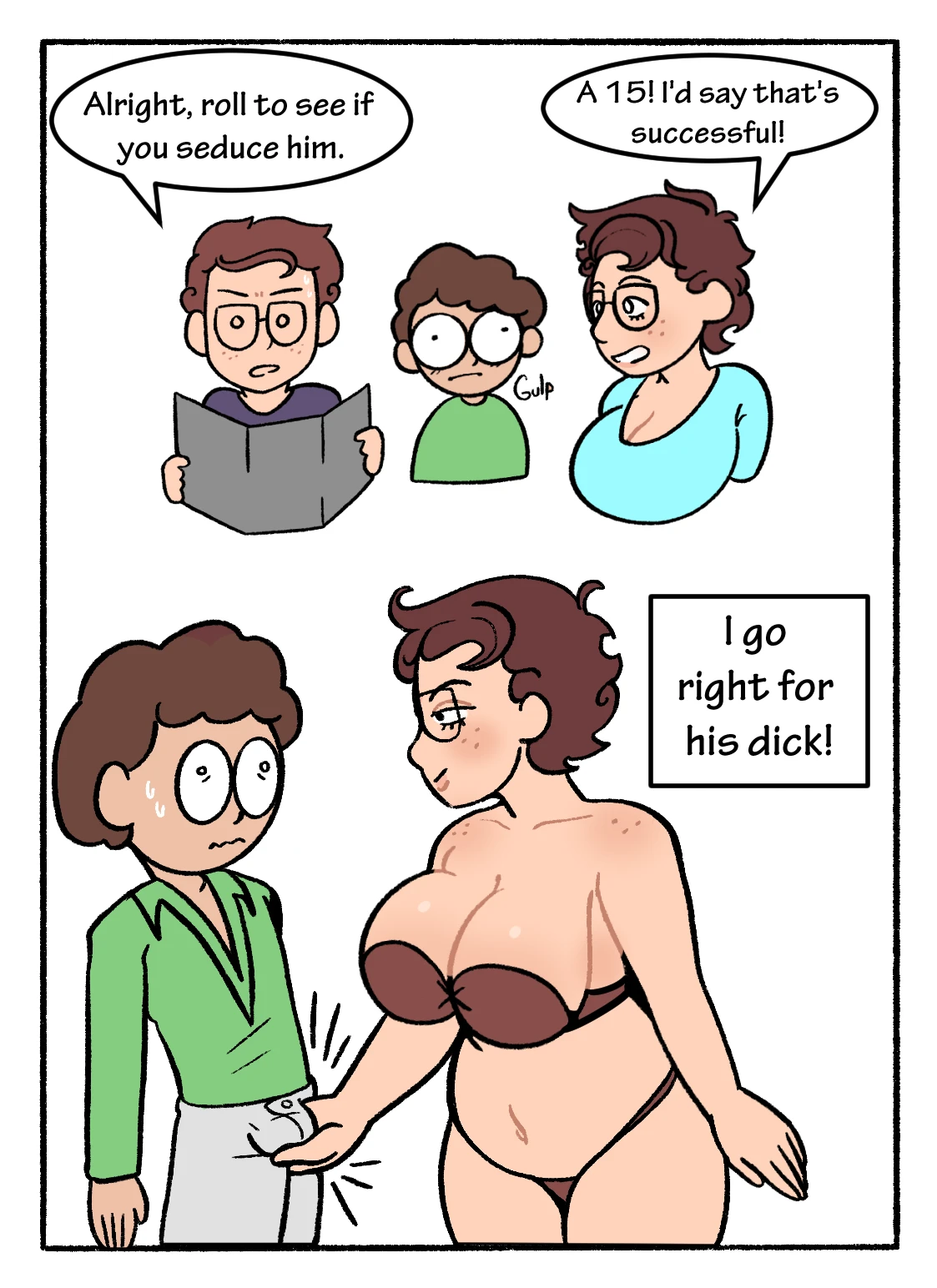 Mom! Don't Interrupt Our DnD Campaign! porn comic picture 18