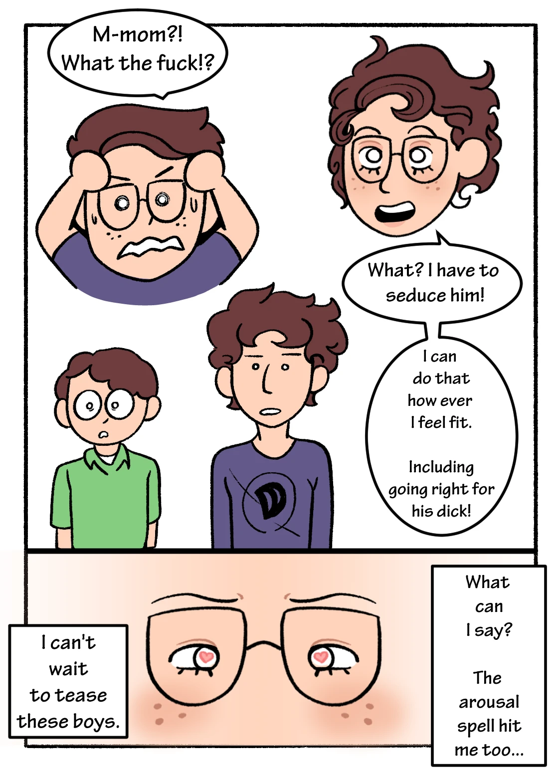 Mom! Don't Interrupt Our DnD Campaign! porn comic picture 19