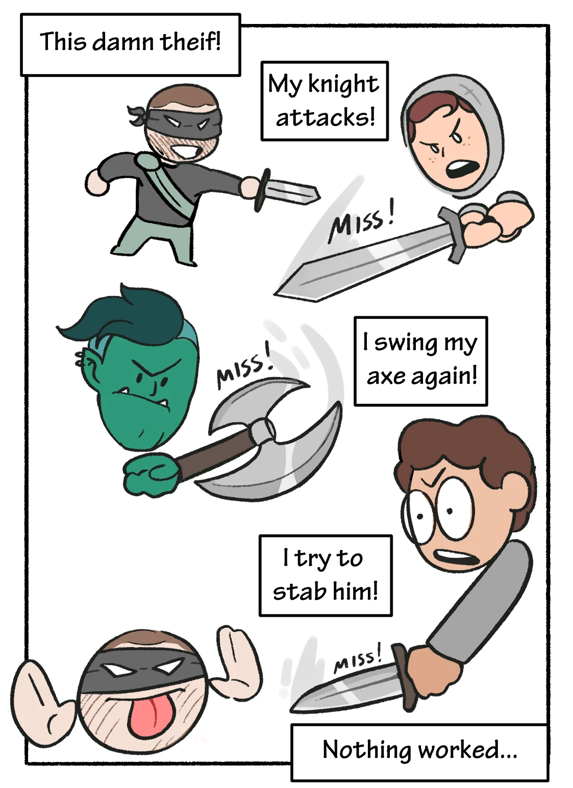 Mom! Don't Interrupt Our DnD Campaign! porn comic picture 2