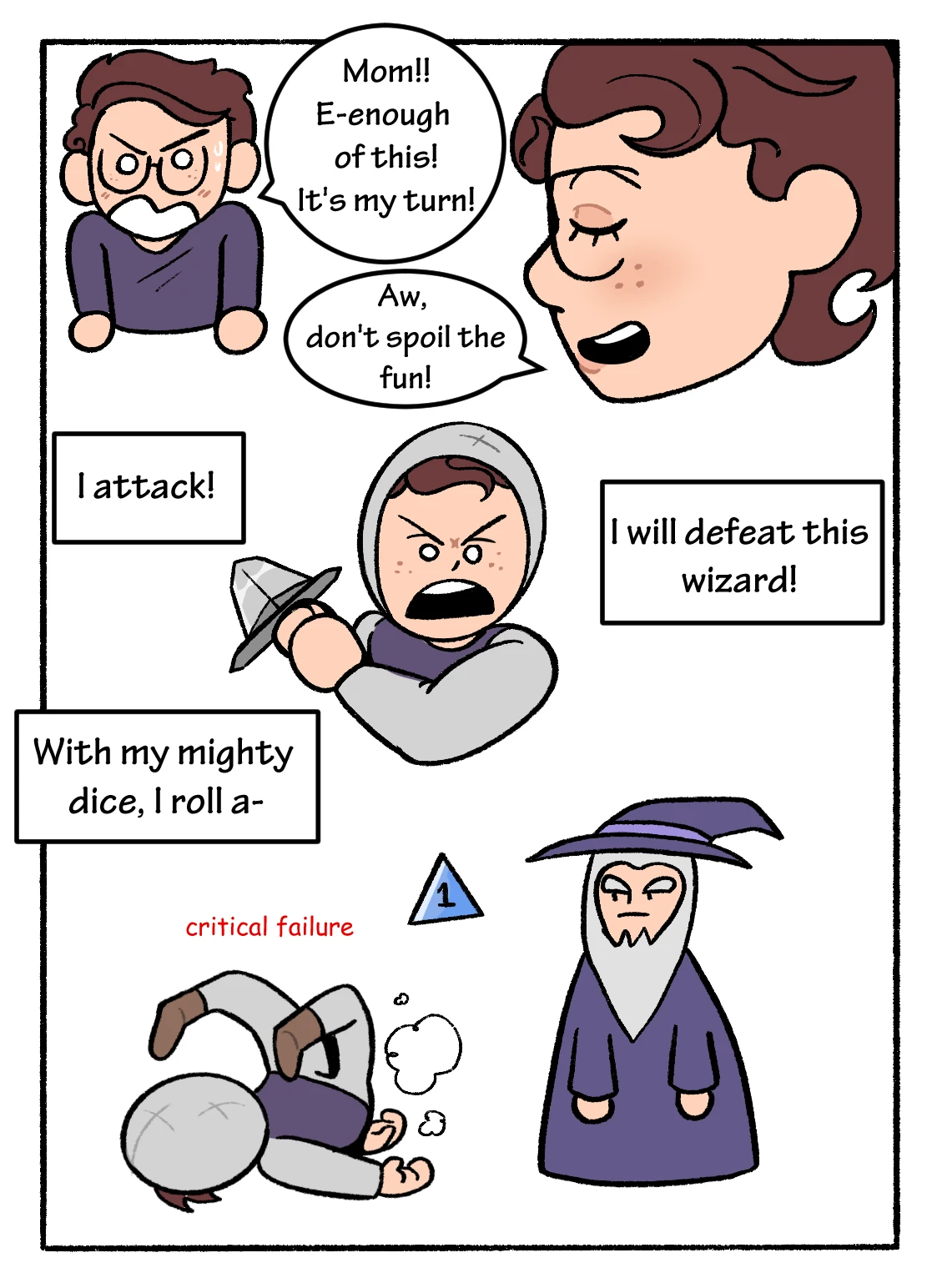 Mom! Don't Interrupt Our DnD Campaign! porn comic picture 23