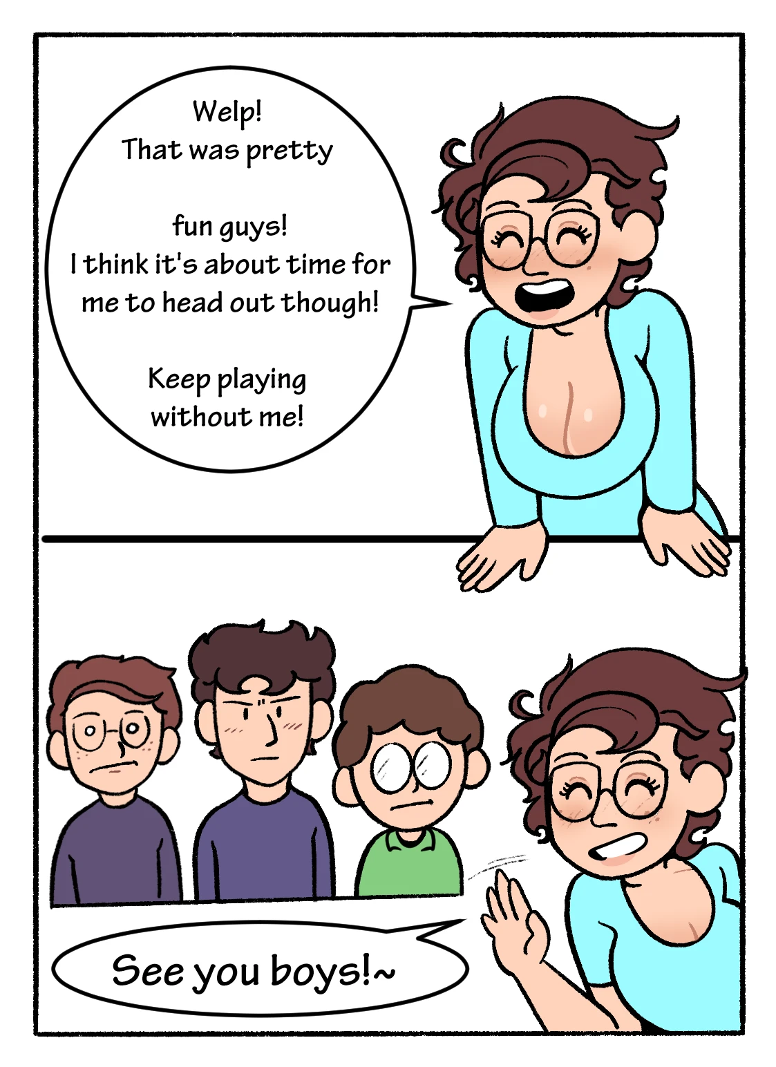 Mom! Don't Interrupt Our DnD Campaign! porn comic picture 35
