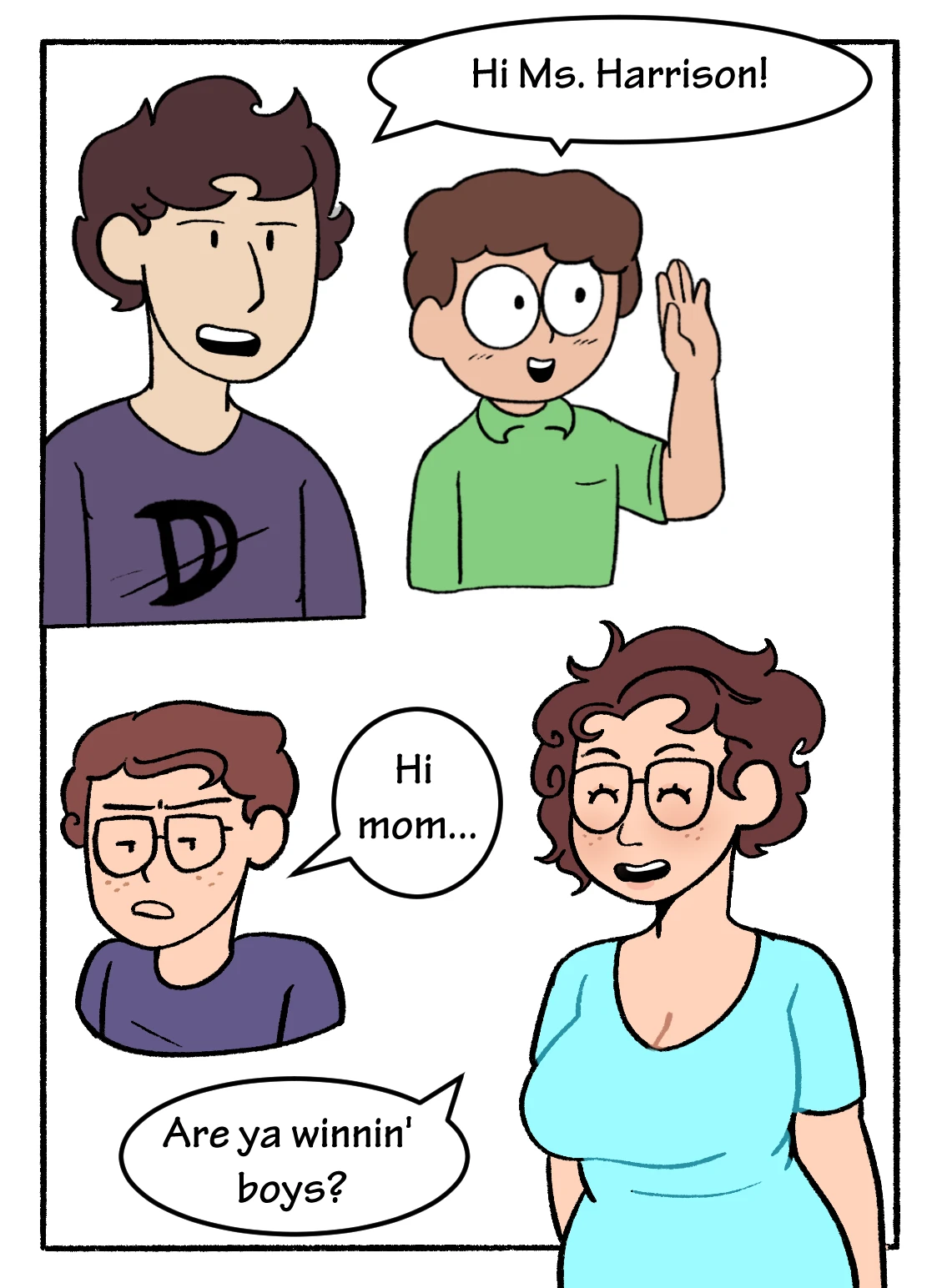 Mom! Don't Interrupt Our DnD Campaign! porn comic picture 4