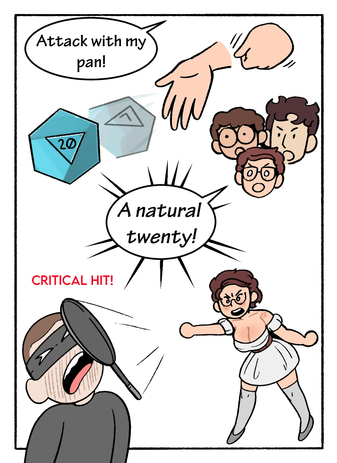 Mom! Don't Interrupt Our DnD Campaign! porn comic picture 8