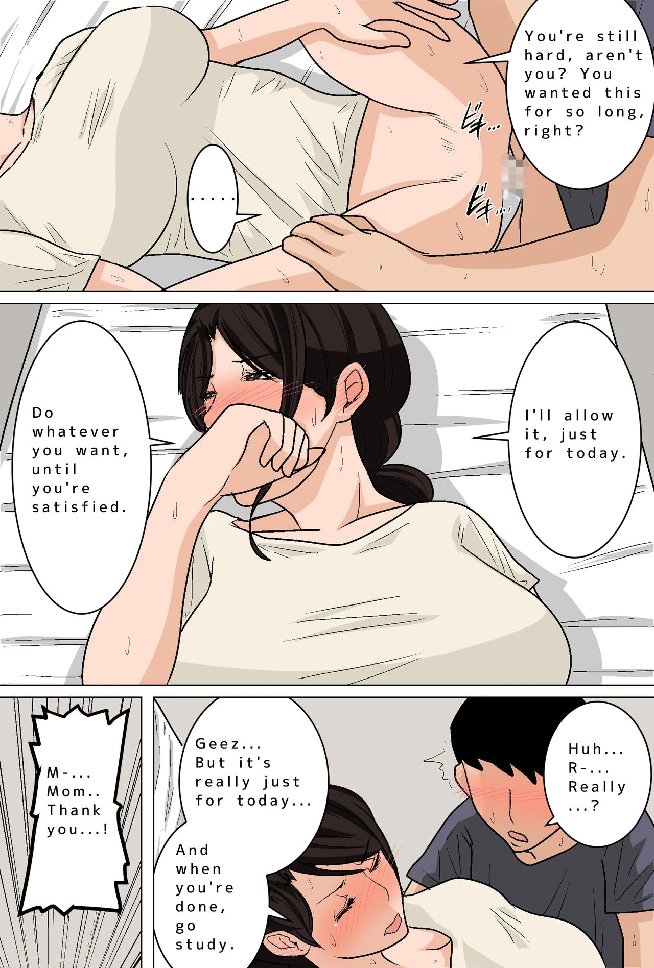 Mom Gets Me Off Every Day! Filling Mom With Cum | Mainichi Okaa-san de Seiyoku Shori! Onaho Gawari no Hahaoya ni Tairyou Nakadashi Hen porn comic picture 32