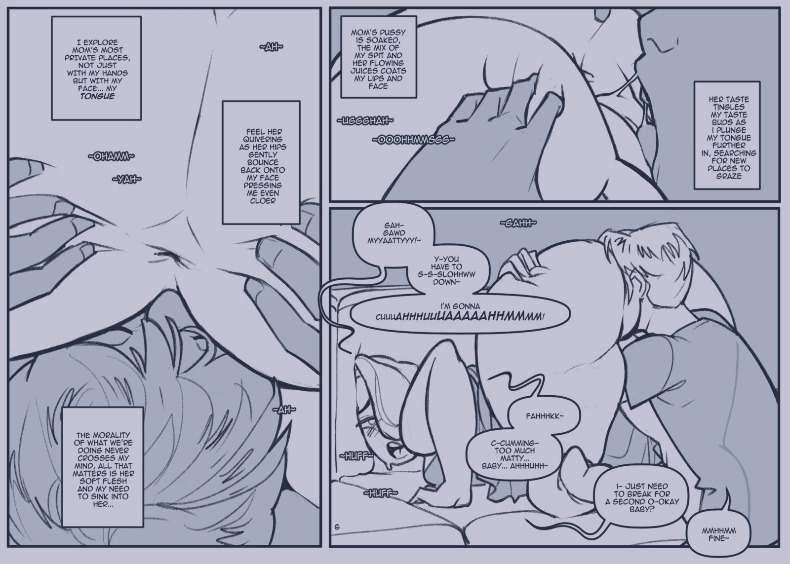 Mom Goes Commando porn comic picture 6