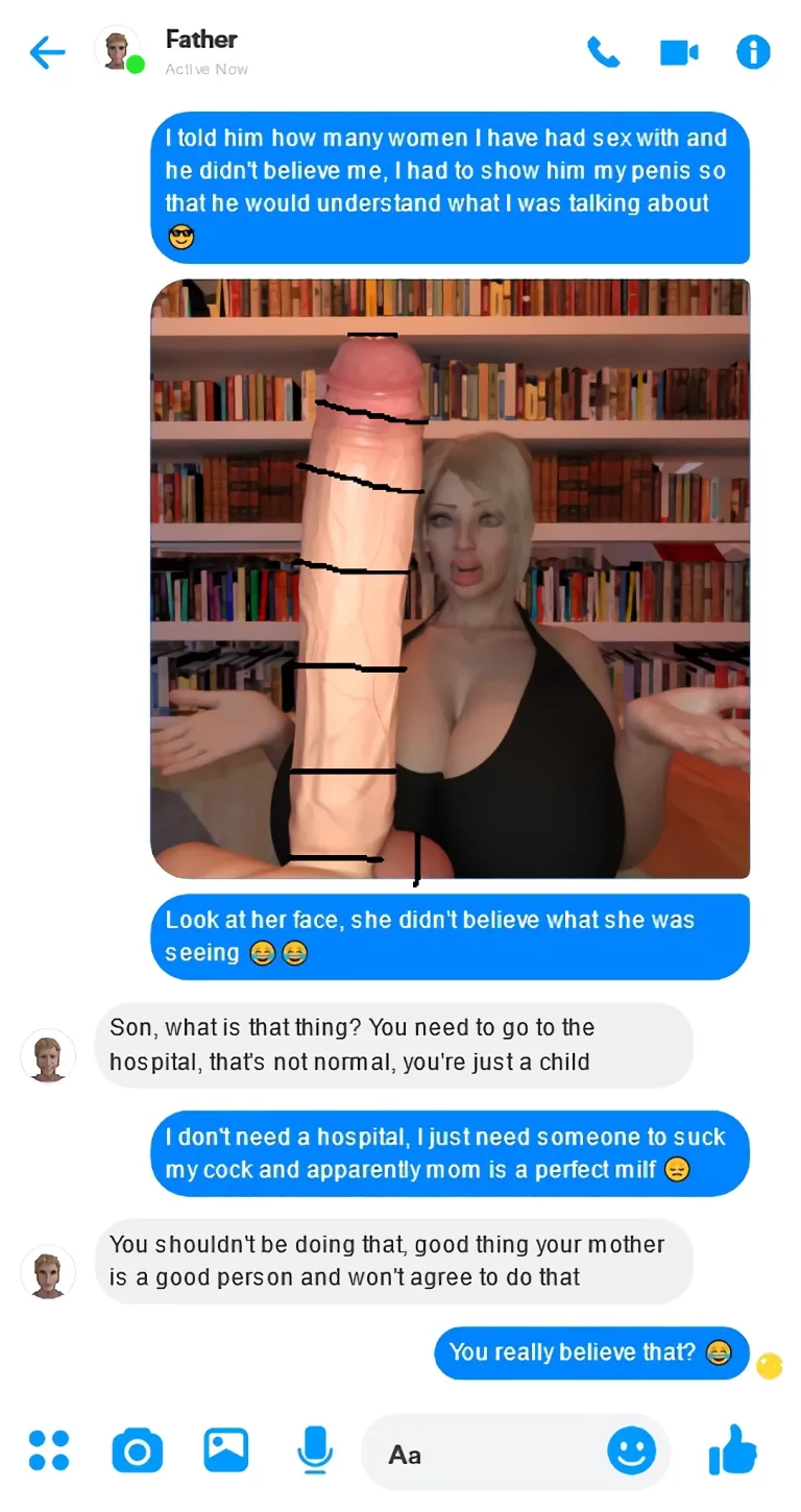 Mom Son go to the Library porn comic picture 2