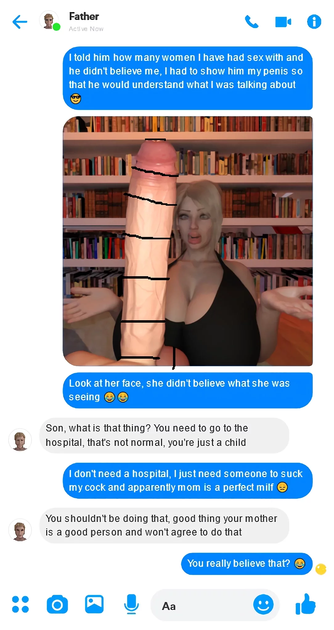 Mom Son go to the Library porn comic picture 2