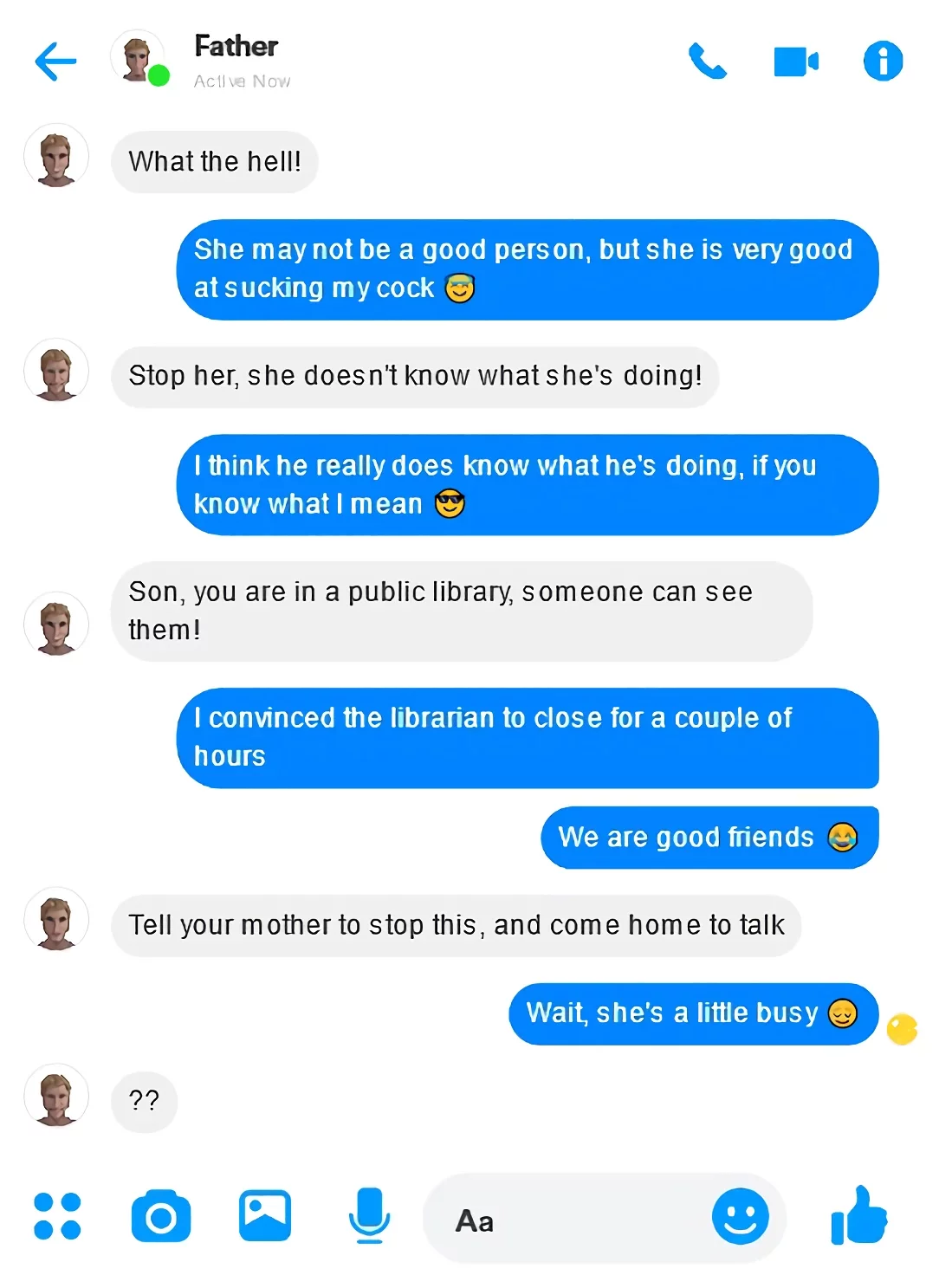 Mom Son go to the Library porn comic picture 5