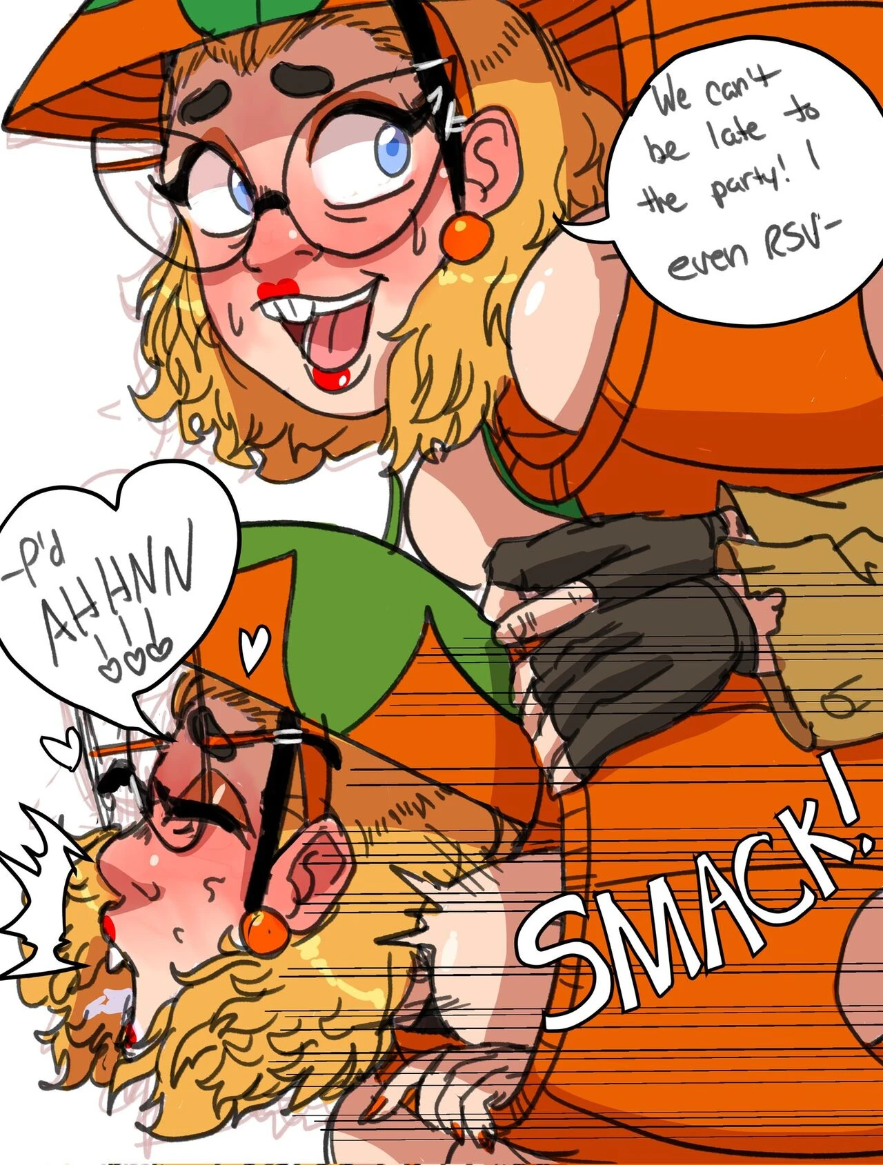 Mom & Son halloween's party porn comic picture 5