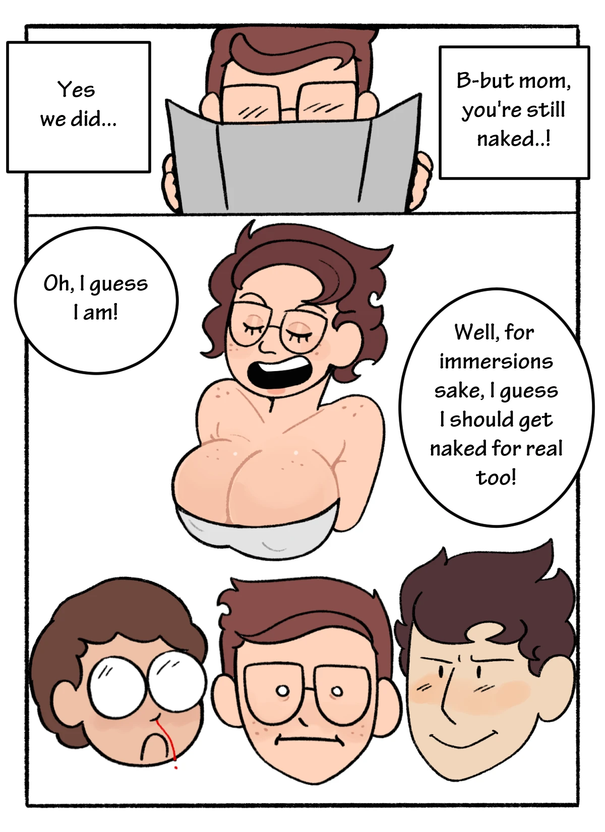 Mom! Stop Interrupting Our DnD Campaign! porn comic picture 16